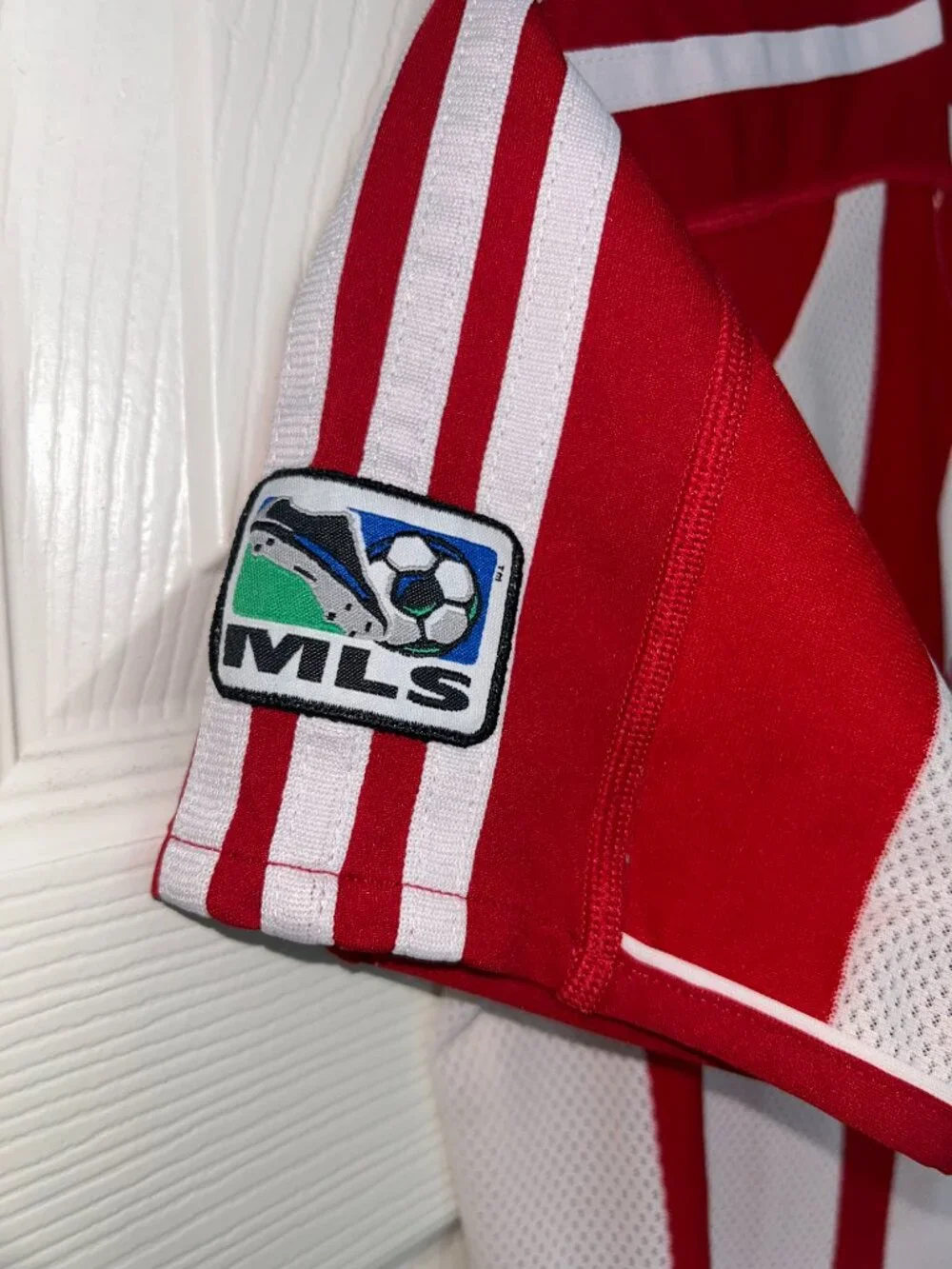 Vintage Adidas Chivas USA MLS Soccer Jersey Red White Climacool Size M 2006 Era